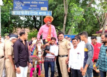 मारवड पोलीस ठाण्यात रंगला आगळा वेगळा निरोप समारंभ