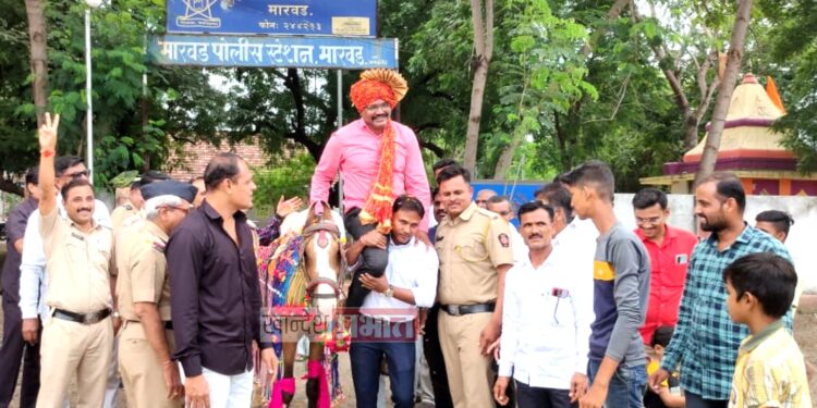 मारवड पोलीस ठाण्यात रंगला आगळा वेगळा निरोप समारंभ