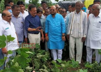 नुकसानग्रस्त शेतकऱ्यांना भरपाई देण्यास राज्य शासन बांधील.. -पालकमंत्री गुलाबराव पाटील