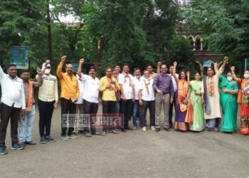 ओबीसी राजकीय आरक्षणाच्या मुद्द्यासंदर्भात भाजपचे राज्यस्तरीय आंदोलन