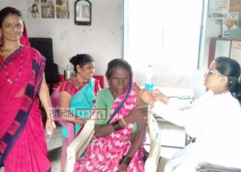 शिवसेनेतर्फे भडगावात पहील्या टप्प्याचे लसीकरण संपन्न