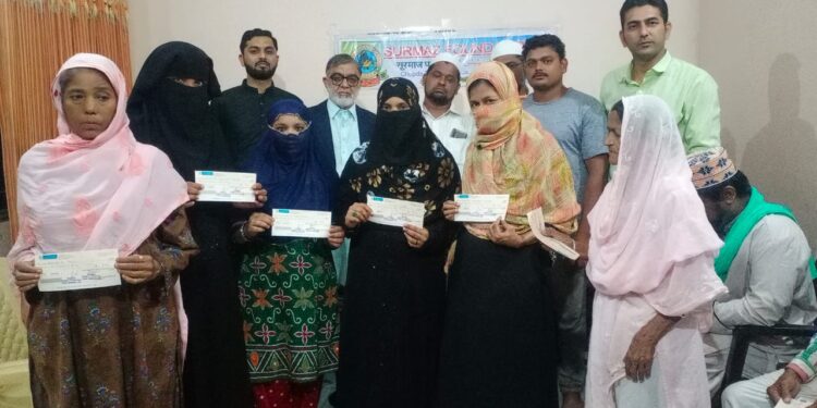 सुरमाज फाउंडेशन तर्फे गरीबांसाठी पेन्शन