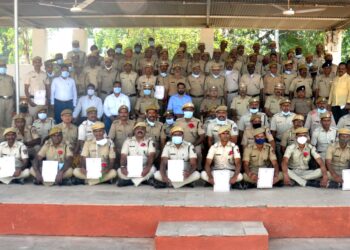 गृहरक्षक दलातील जवानांचा ‘कोरोना योद्धा’ म्हणून सन्मान