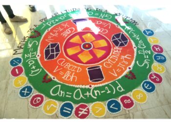 गोदावरी इंग्लिश मीडियम सीबीएससी स्कूलमध्ये राष्ट्रीय गणित दिवस साजरा