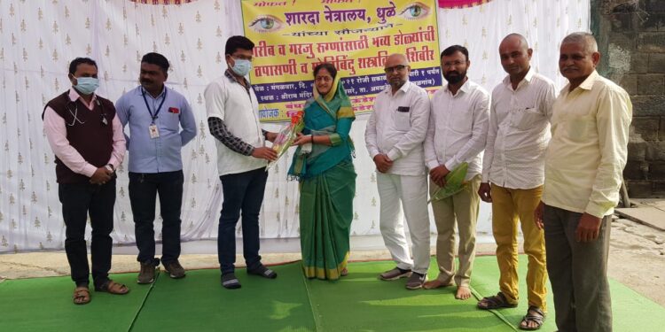 कळमसरेत मोफत नेत्र तपासणी शिबिर संपन्न