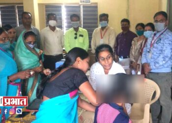 कुसूंबा येथे १५ ते १८ वयोगटातील मुला-मुलींना कोरोना प्रतिबंधात्मक लसीकरणाला सुरुवात