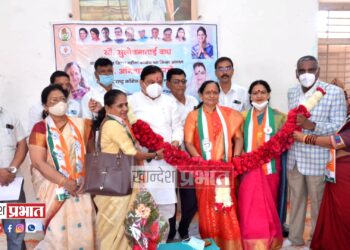 महिला काँग्रेस कमिटीच्या जिल्हाध्यक्षपदी सुलोचना वाघ यांची फेरनिवड