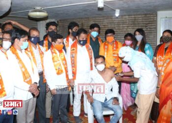 हिंदुहृदयसम्राट बाळासाहेब ठाकरे यांच्या जयंती निमित्त युवासेनेतर्फे लसीकरण शिबिर