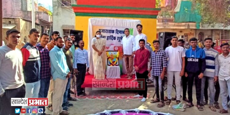 युवा सेना व ‘महापौर सेवा कक्ष’ यांच्या संयुक्त विद्यमाने प्रजासत्ताक दिनानिमित्त भारतमाता पूजन संपन्न