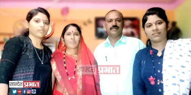 नांद्रा येथील दोघी बहिणींनी मिळवीला प्रथम येण्याचा बहुमान