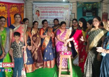 शिंपी समाज सावित्रीबाई महिला मंडळातर्फे वसंत पंचमी साजरी