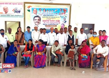 जलसंपदा मंत्री जयंत पाटील यांच्या वाढदिवसानिमित्त आरोग्य तपासणी शिबिर