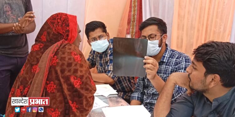 यावलला मोफत आरोग्य तपासणी शिबिरात १८६ रुग्णांनी घेतला लाभ