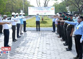 जैन इरिगेशनमध्ये सुरक्षा सप्ताहाचे आयोजन