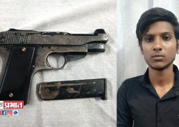 गावठी पिस्तुल बाळगणारा पोलिसांच्या जाळ्यात