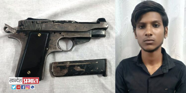 गावठी पिस्तुल बाळगणारा पोलिसांच्या जाळ्यात