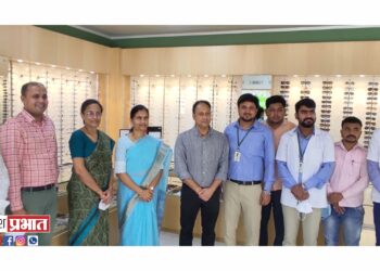 केंद्रिय आरोग्य राज्य मंत्री डॉ. भारती पवार यांची कांताई नेत्रालयास भेट