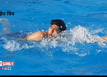 जलतरण स्पर्धेस प्रचंड प्रतिसाद ; १२५ जलतरणपटुंनी केली ऑनलाईन नोंदणी