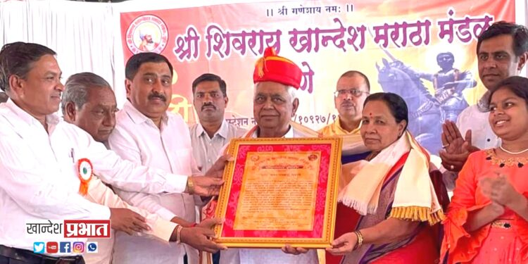 वना मराठे जीवन गौरव पुरस्काराने सन्मानित