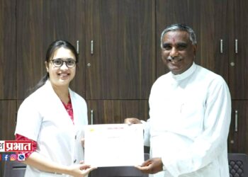 राज्यस्तरीय ओबीजीवायएनकॉन परिषदेत पेपर सादरीकरणात डॉ.यशश्री देशमुख प्रथम