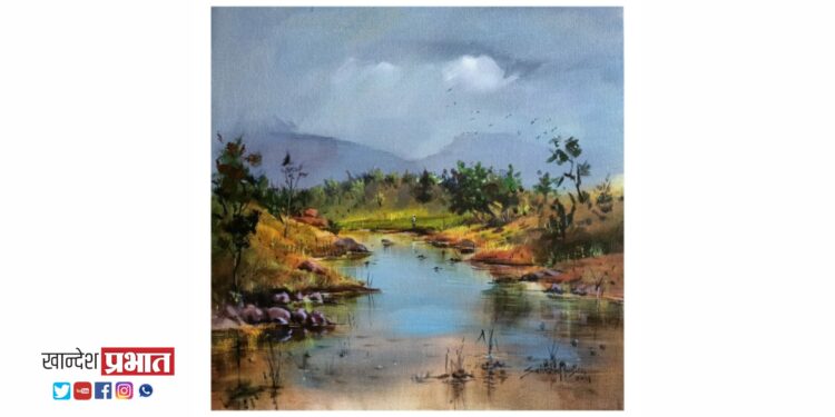 चित्रकार सचिन मुसळे यांच्या ‘प्रतिबिंब’चे प्रदर्शन