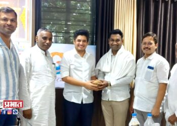 सत्यजीत तांबे यांची डॉ. उल्हास पाटील वैद्यकीय महाविद्यालयाला सदीच्छा भेट