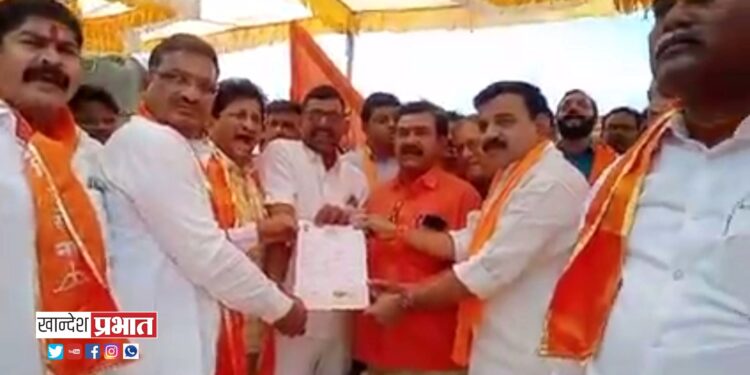 मेहरुणमध्ये शिवसेनेच्या संपर्क अभियानाला उत्स्फूर्त प्रतिसाद