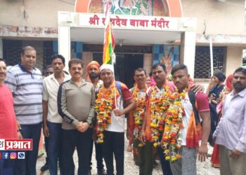 मेहतर समाजातर्फे रामदेवजी पदयात्रा