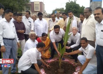 वनसंवर्धन दिनानिमित्त गोविंद फालक नगरात वृक्षारोपण