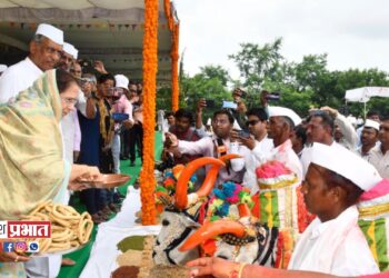 जैन हिल्स येथे सर्जा-राजाचा पोळा सण उत्साहात साजरा