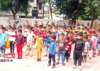 श्री.संत ज्ञानेश्वर विद्यालयात फटाकेमुक्त दीपावलीचा उपक्रम