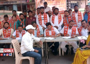 खा.संजय राऊत यांच्या वाढदिवसानिमित्त शिवसेना सदस्य नोंदणी अभियान