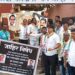 राष्ट्रवादीतर्फे खा.रावसाहेब दानवे आणि आ. प्रसाद लाड यांचा जळगावात निषेध