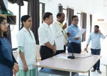 डॉ.उल्हास पाटील वैद्यकीय महाविद्यालयातील शरिररचना शास्त्र विभागाच्या विद्यार्थ्यांना दिली शपथ