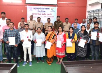 दिवंगत पोलीस अमलदारांच्या पाल्यांना अनुकंपा धोरणानुसार ‘पोलीस शिपाई’ पदावर नियुक्ती