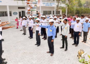 जैन इरिगेशनच्या आस्थापनांमध्ये ५२ वा राष्ट्रीय सुरक्षा सप्ताह साजरा