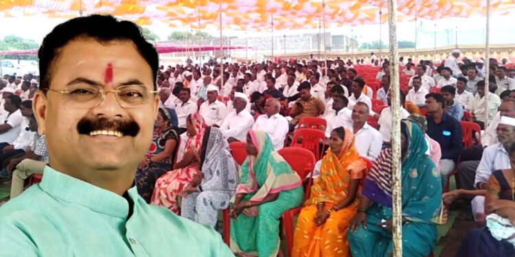 पाचोरा भडगाव बाजार समिती निवडणुकीच्या पाश्वभूमीवर सहकार मेळावा संपन्न