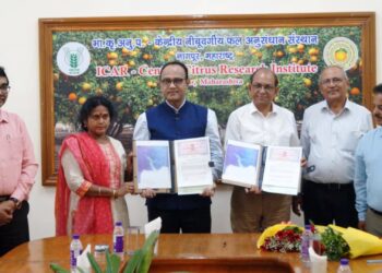 जैन इरिगेशनचा सेंट्रल सिट्रस रिसर्च इन्स्टिटयूट सोबत एसटीजी तंत्र प्रशिक्षणासाठी सामंजस्य करार