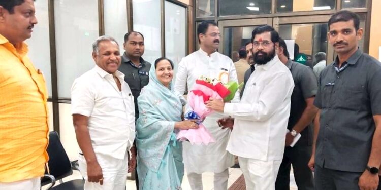 मुख्यमंत्री एकनाथ शिंदे यांच्यासह चार मंत्री जळगाव शहरात दाखल