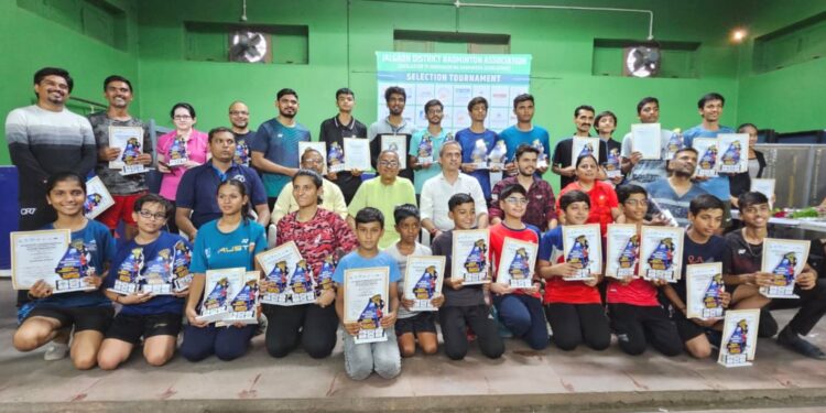 जळगाव जिल्हा बॅडमिंटन निवड स्पर्धा २०२३ संपन्न