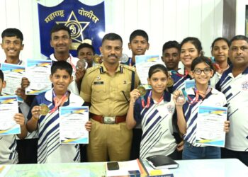 राज्यस्तरीय फिन्सस्विमिंग स्पर्धेत पोलीस जलतरण तलावाचे वर्चस्व