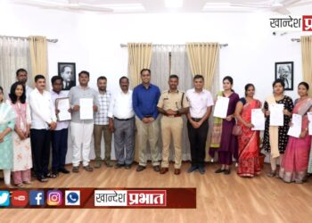 अनुकंपाधारक ९ पोलीस पाल्यांना महसूल विभागात मिळाली शासकीय नोकरी