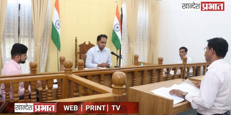 केळी पीक विमा व अग्रीम नुकसान भरपाई दिवाळीपूर्वी शेतकऱ्यांच्या बॅंक खात्यात वर्ग करावी.. – आयुष प्रसाद