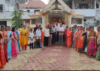 राम मंदिर अयोध्या येथून आलेल्या कलशाचे पूजन व अक्षदा वाटप