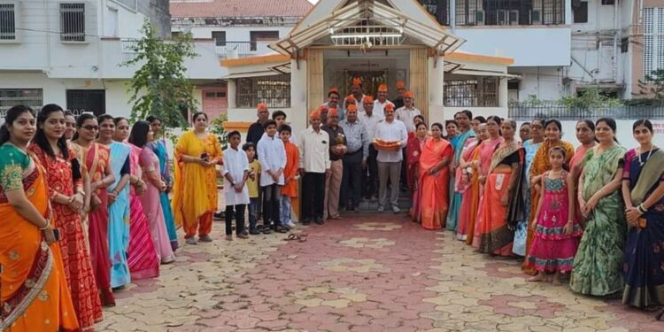 राम मंदिर अयोध्या येथून आलेल्या कलशाचे पूजन व अक्षदा वाटप