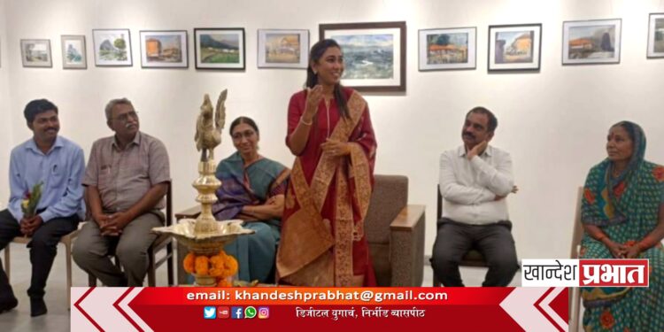 निसर्ग चित्रातील रेखीवपणा वेधतो लक्ष.. – डॉ. केतकी पाटील