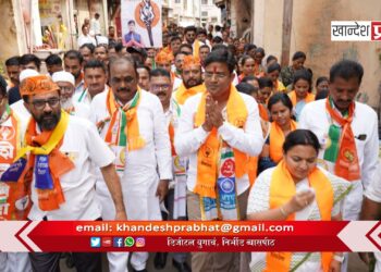 भडगाव येथे मविआचे उमेदवार करणदादा पाटील यांच्या प्रचार रॅलीला जोरदार प्रतिसाद