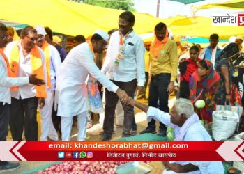 रणरणत्या उन्हातही करणदादा पाटील यांच्या प्रचाराच उत्साह शिगेला