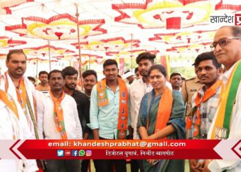 महायुतीच्या उमेदवार खा. रक्षा खडसे यांच्या प्रचारार्थ मलकापूर येथे विजय संकल्प मेळावा संपन्न