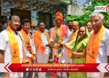 आमचे मत ‘मशाल’लाच ; जळगाव तालुक्यातील ग्रामस्थानी दिला करणदादा पाटील यांना विश्वास